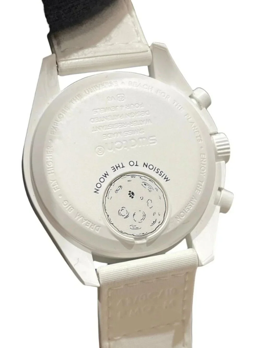 Omega x Swatch Moonwatch Snoopy Collab Watch S033W700 White